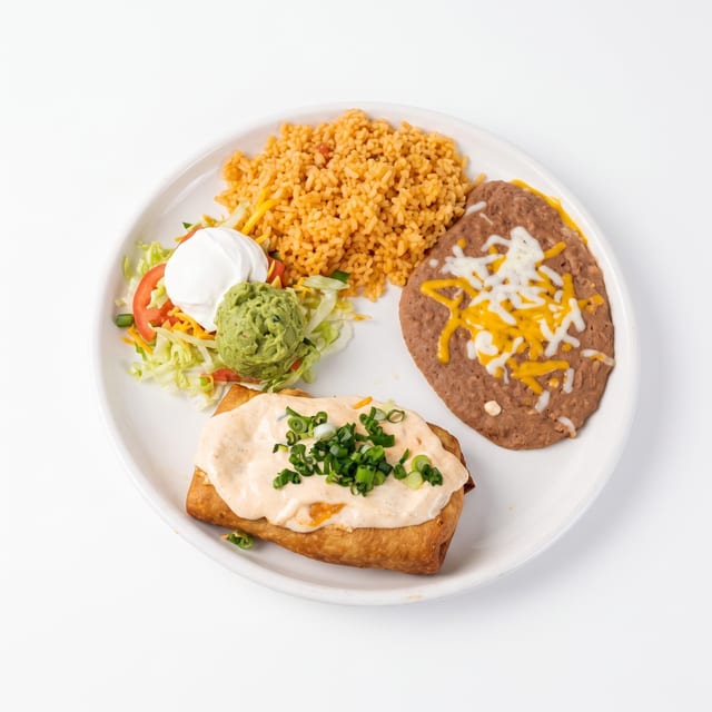 Seafood Chimichanga.