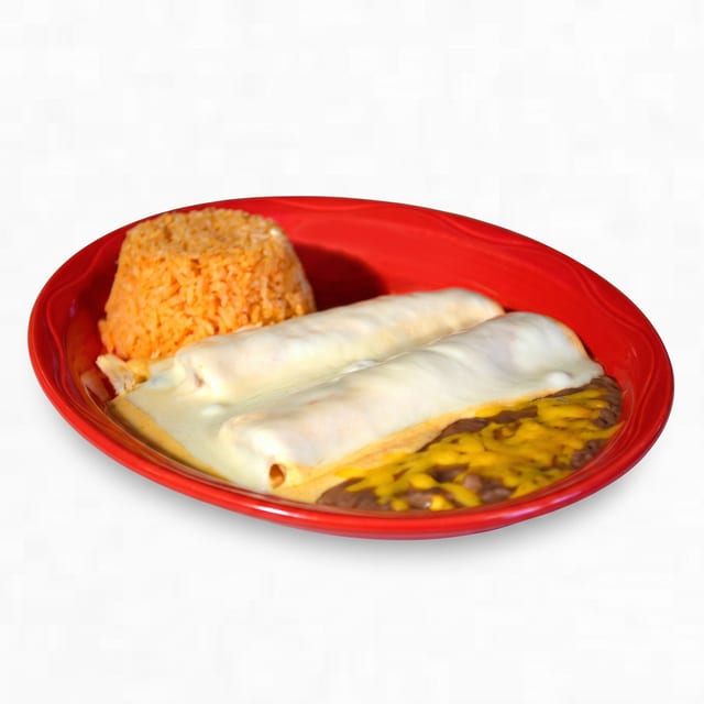 Two Enchiladas a la Crema.