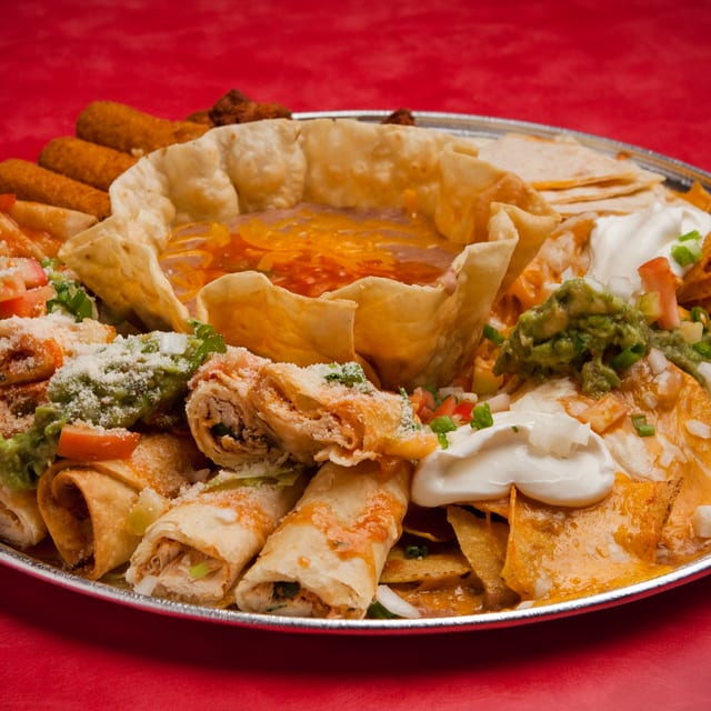 FIESTA SAMPLER PLATTER.