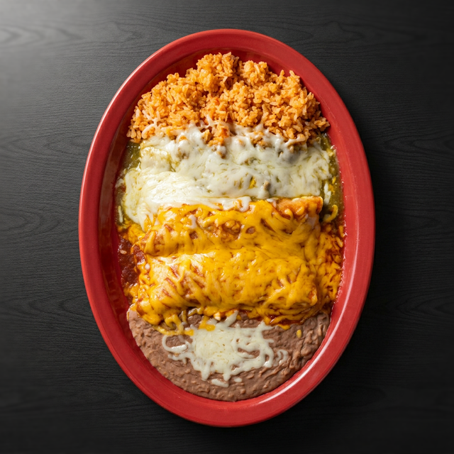 2. Three Enchiladas.