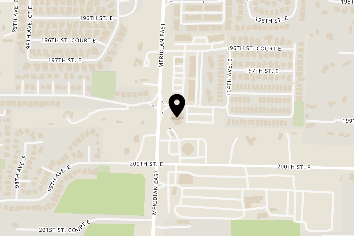 Map showing the location of Mazatlan Mexican Restaurant Graham on 10302 198th St Ct E in Graham
